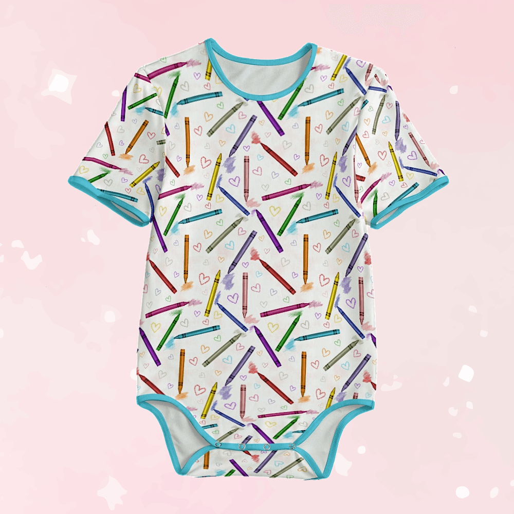 Coloring Crayons Adult Unisex SnappieSuit - Puppy's Aesthetics