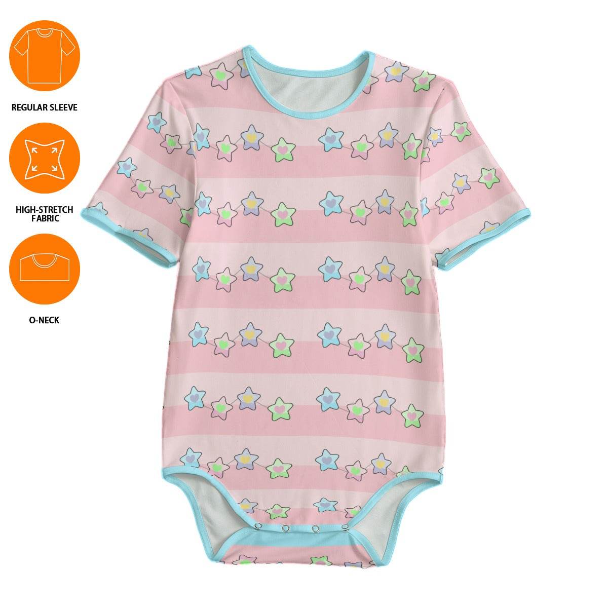 Cosmic Stripes Adult Unisex SnappieSuit - Puppy's Aesthetics