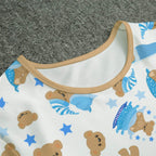 Cozy Blue Bear Adult Unisex SnappieSuit - Puppy's Aesthetics