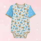 Cozy Blue Bear Adult Unisex SnappieSuit - Puppy's Aesthetics