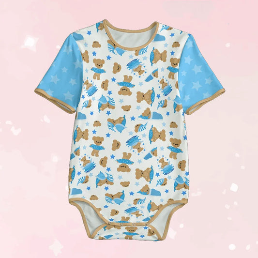 Cozy Blue Bear Adult Unisex CuddleSuit - Puppy's Aesthetics
