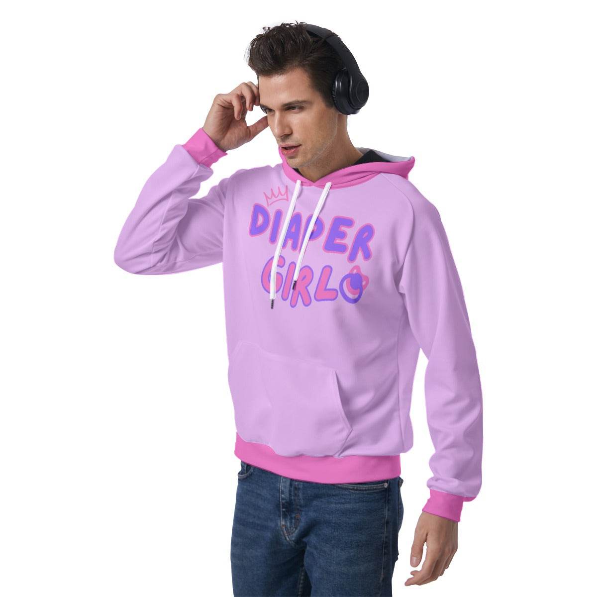 Cute Diaper Girl Unisex Hoodie - Puppy's Aesthetics