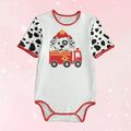 Dalmatian Firetruck Adult Unisex SnappieSuit - Puppy's Aesthetics