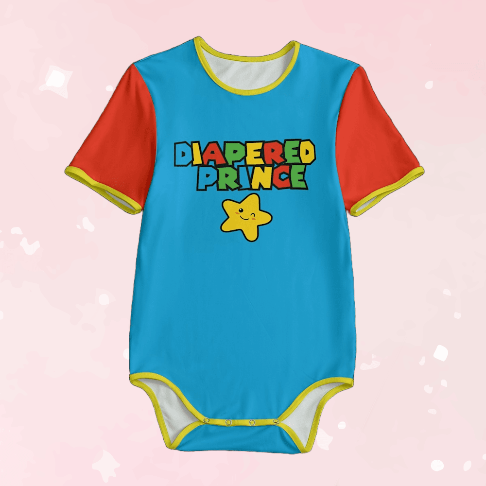 Diapered Prince Adult Unisex SnappieSuit - Puppy's Aesthetics