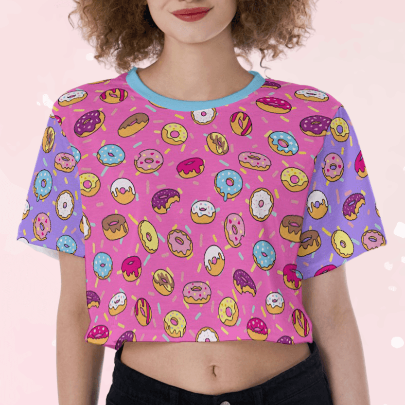 Frosted Dream Crop Top - Puppy's Aesthetics