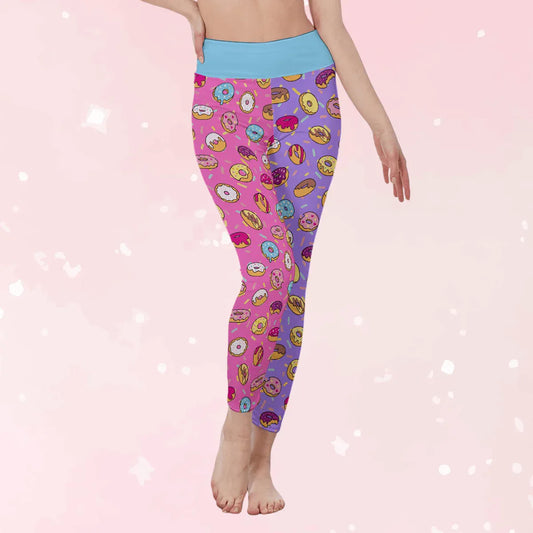 Frosted Dream High Waisted Leggings - Puppy's Aesthetics