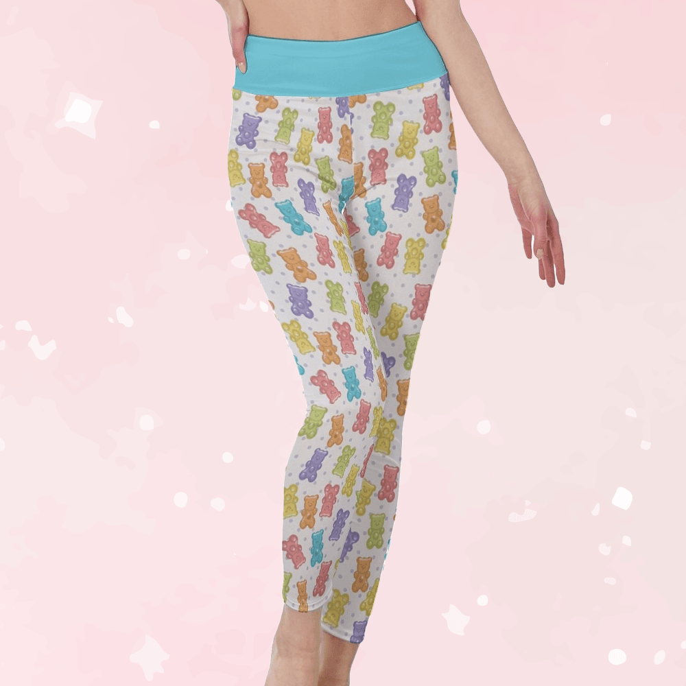 Gummy Bears High Waisted Leggings - Puppy's Aesthetics