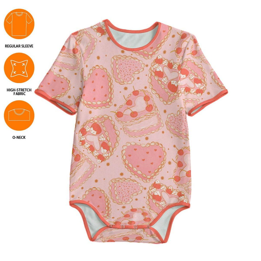 Heart Cakes Adult Unisex SnappieSuit - Puppy's Aesthetics