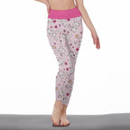 Hop 'n' Stripe High Waist Leggings - Puppy's Aesthetics