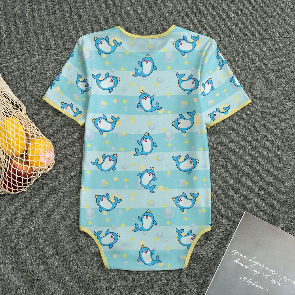 Lil Dolphins Adult Unisex SnappieSuit - Puppy's Aesthetics