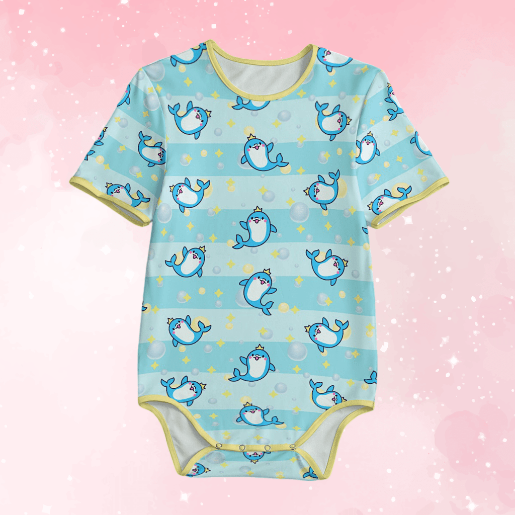 Lil Dolphins Adult Unisex SnappieSuit - Puppy's Aesthetics
