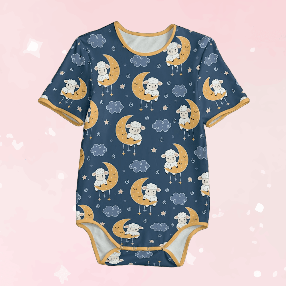Lullaby Sheep Adult Unisex SnappieSuit - Puppy's Aesthetics