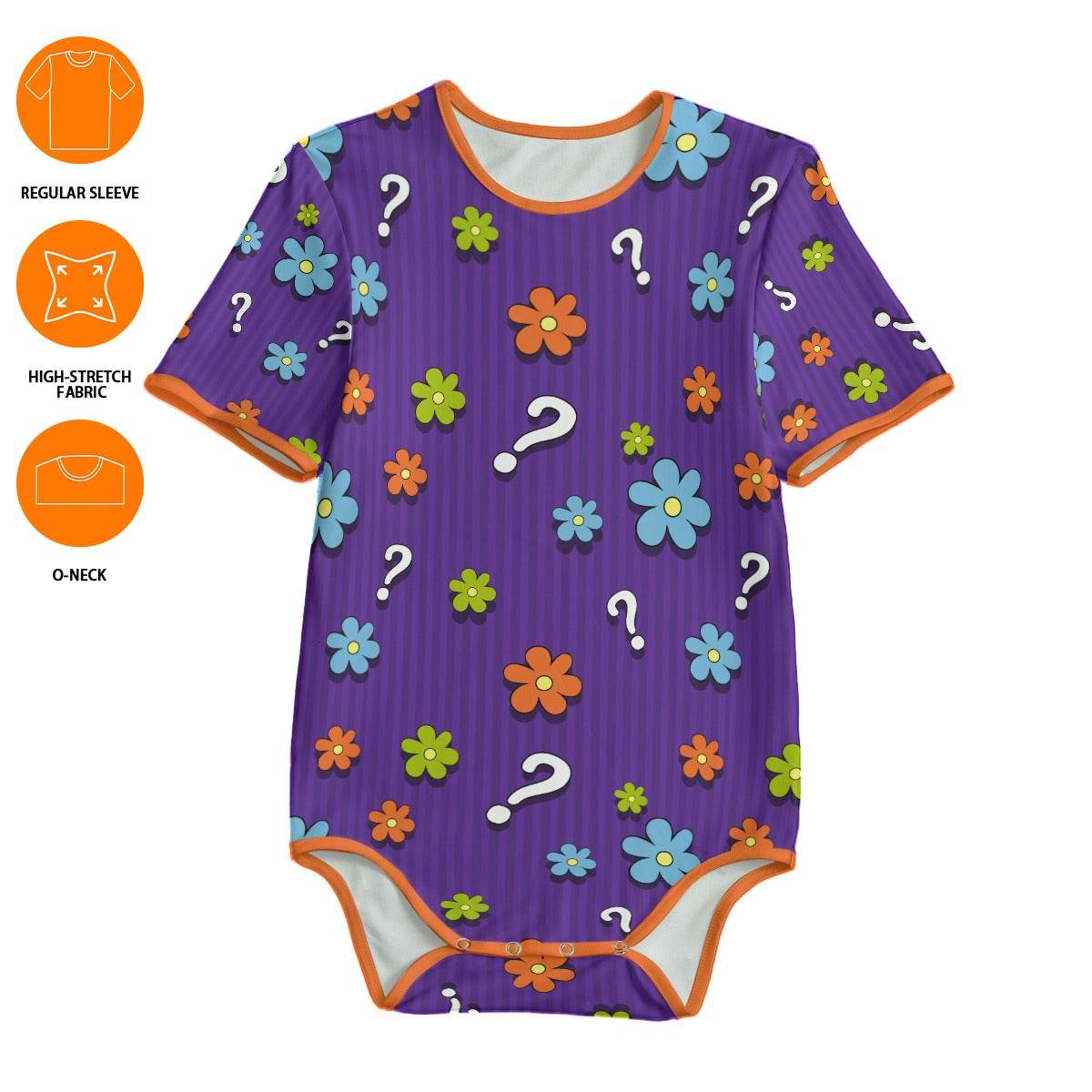 Mystery Flower Adult Unisex SnappieSuit - Puppy's Aesthetics