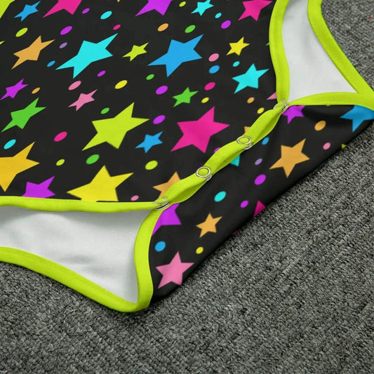 Neon Stars Adult Unisex CuddleSuit - Puppy's Aesthetics