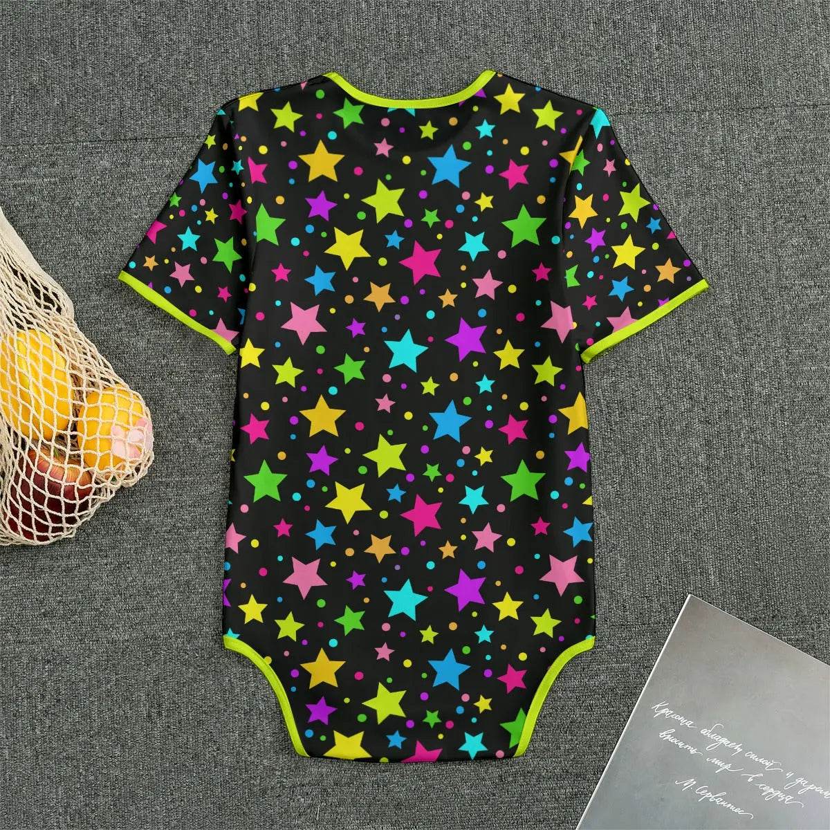 Neon Stars Adult Unisex SnappieSuit - Puppy's Aesthetics