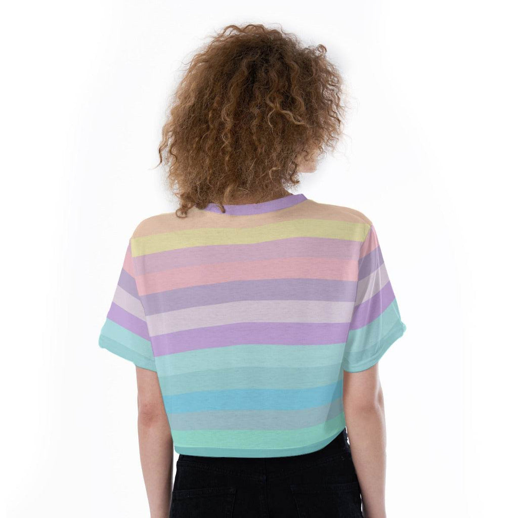 Pastel Dreambow Crop Top - Puppy's Aesthetics