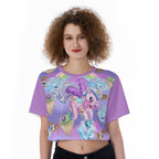 Pastel Dreamycorn Crop Top - Puppy's Aesthetics