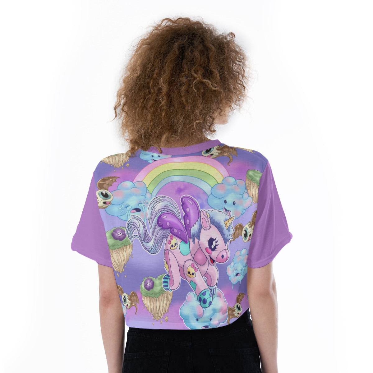 Pastel Dreamycorn Crop Top - Puppy's Aesthetics