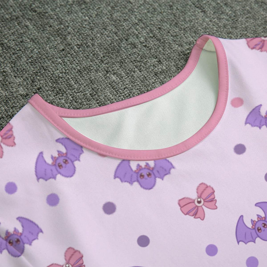 Pastel Spoopy Bats Adult Unisex Onesie - Puppy's Aesthetics