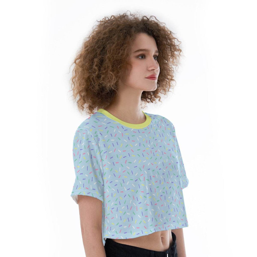 Pastel Sprinkles Crop Top - Puppy's Aesthetics