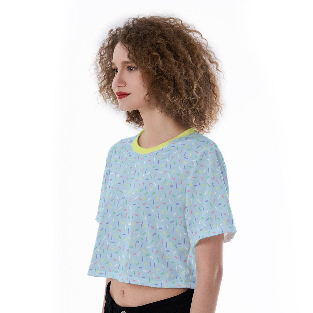 Pastel Sprinkles Crop Top - Puppy's Aesthetics