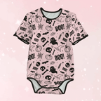 Pink Boo Adult Unisex SnappieSuit - Puppy's Aesthetics
