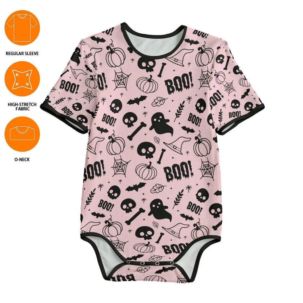Pink Boo Adult Unisex SnappieSuit - Puppy's Aesthetics