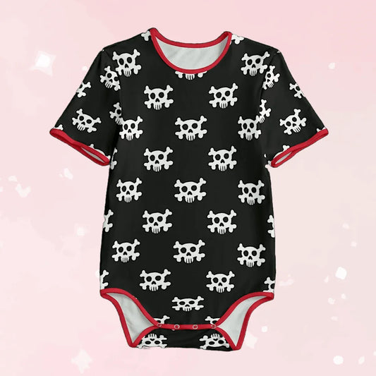 Pirate Skulls Adult Unisex CuddleSuit - Puppy's Aesthetics
