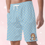 Polka Dot Lion Casual Shorts - Puppy's Aesthetics