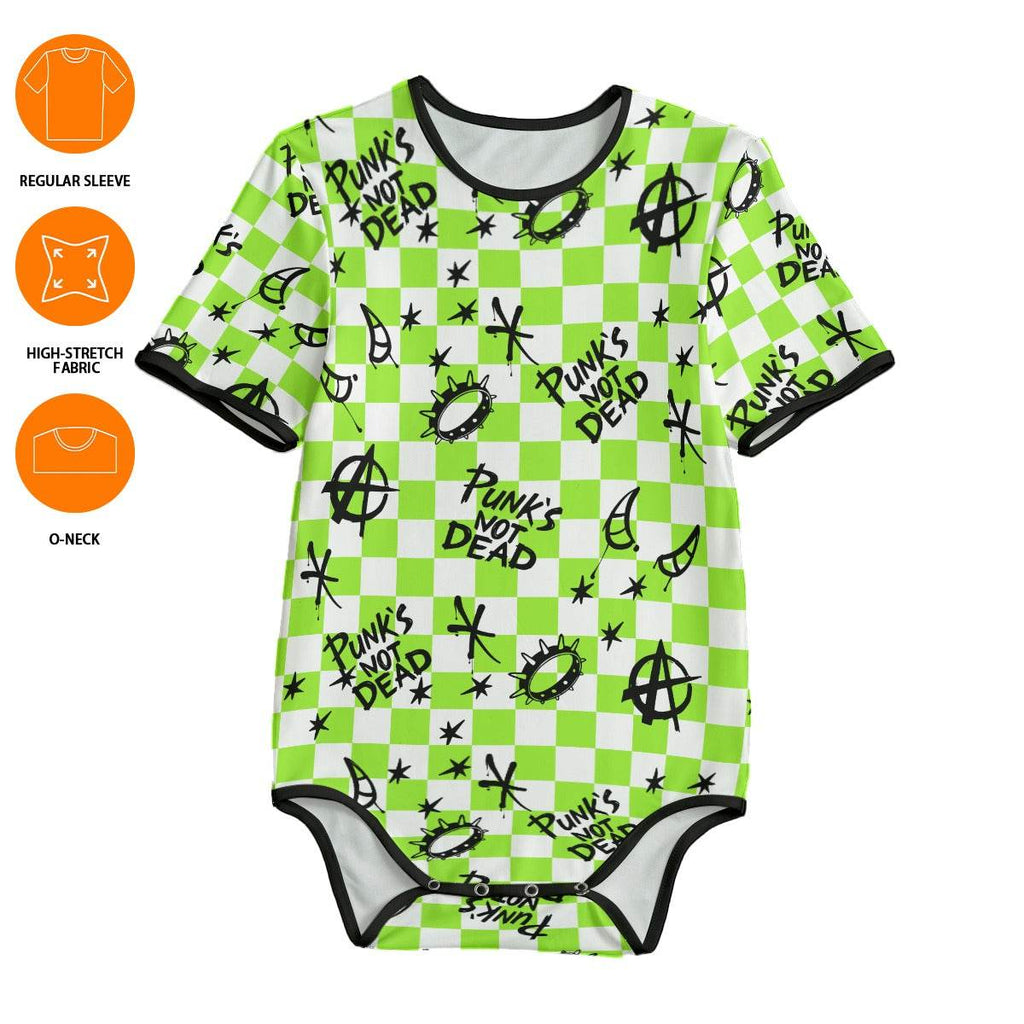 Punks Not Dead Adult Unisex SnappieSuit - Puppy's Aesthetics