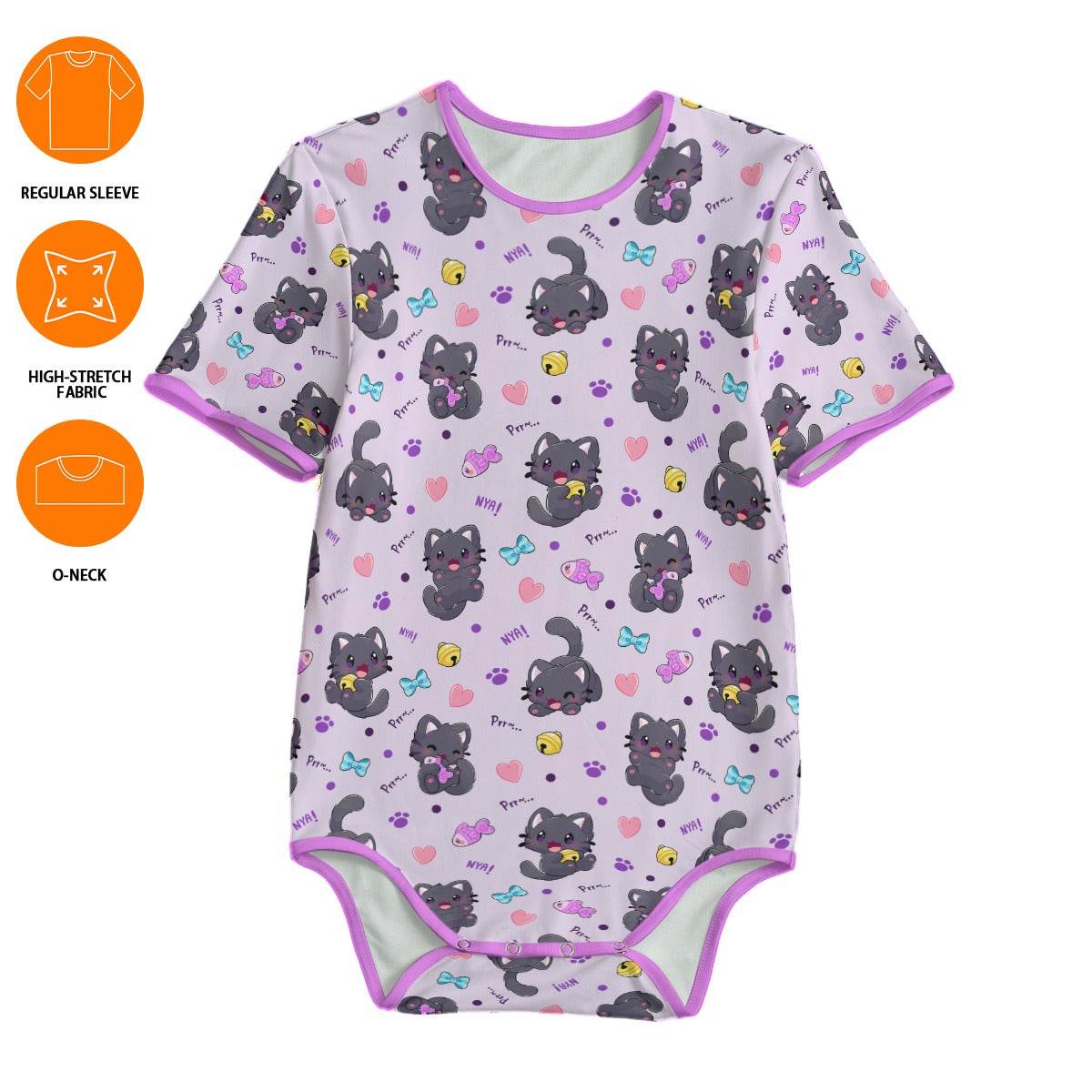 Purrfectly Playful Adult Unisex SnappieSuit - Puppy's Aesthetics