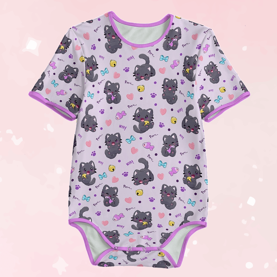 Purrfectly Playful Adult Unisex SnappieSuit - Puppy's Aesthetics