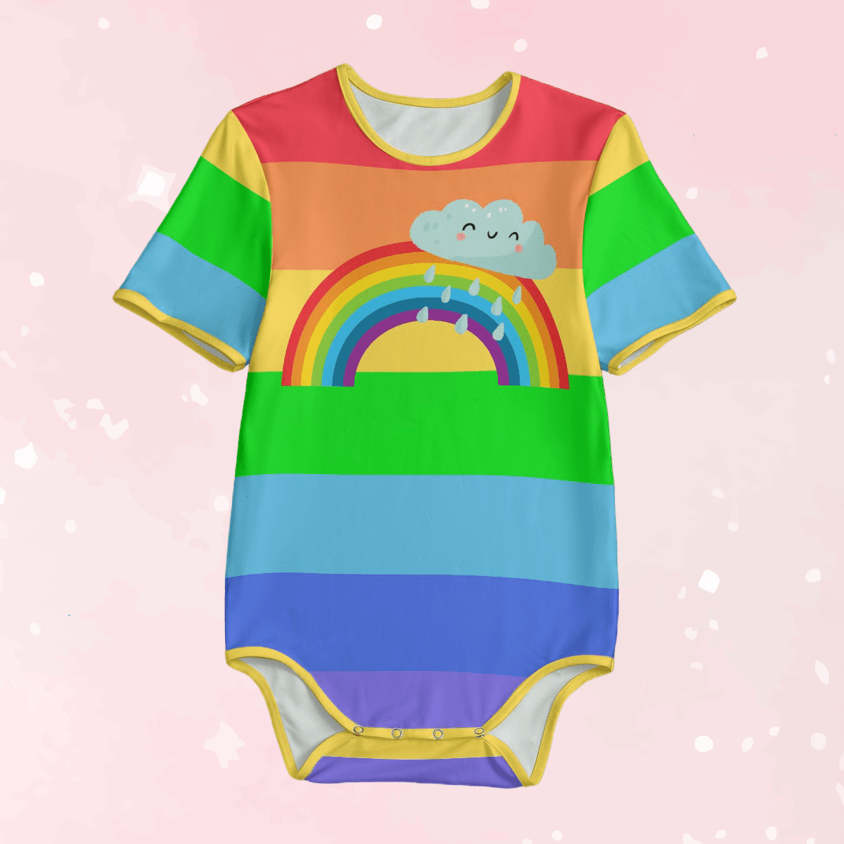 Rainbow Drizzle Adult Unisex SnappieSuit - Puppy's Aesthetics