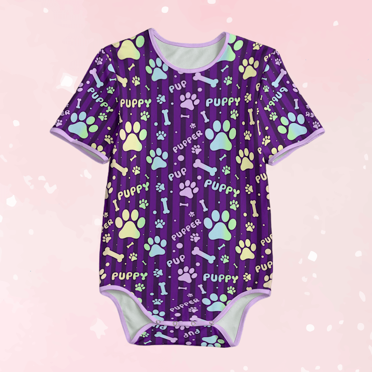 Rainbow Pup Adult Unisex SnappieSuit - Puppy's Aesthetics