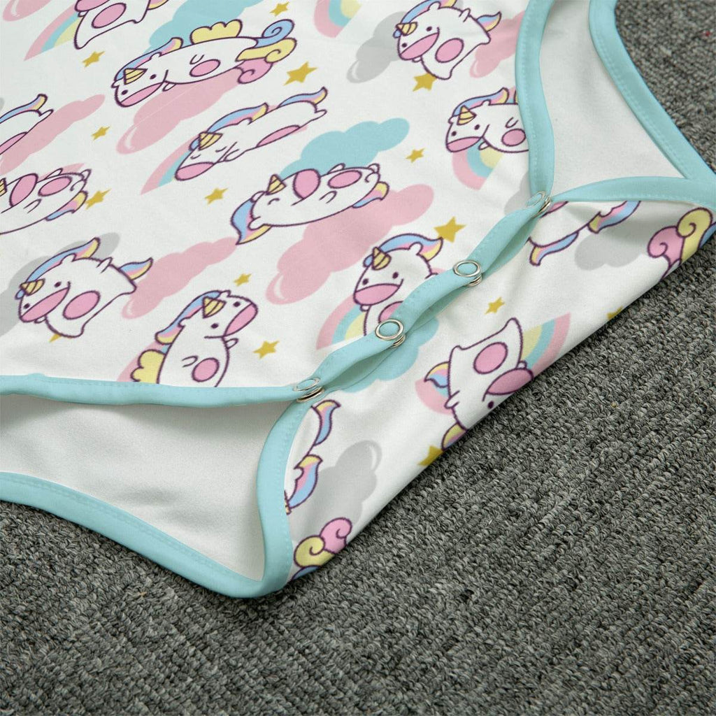 Rainbow Unicorn Adult Unisex SnappieSuit - Puppy's Aesthetics