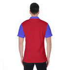 Red & Blue Crown Polo Shirt - Puppy's Aesthetics