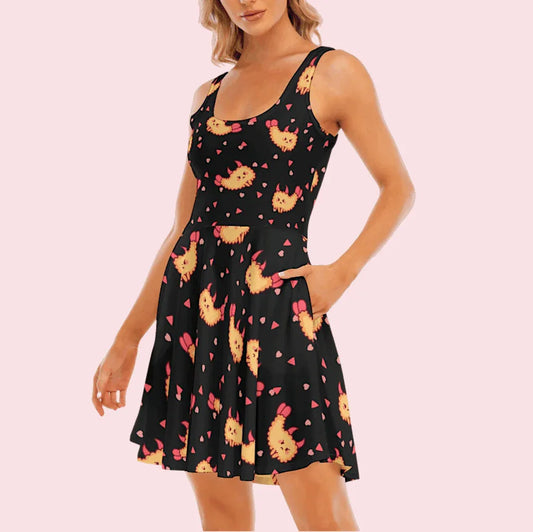 Shrimpy Mischief Skater Dress - Puppy's Aesthetics