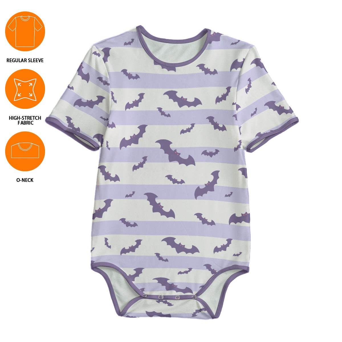 Stripey Bats Adult Unisex SnappieSuit - Puppy's Aesthetics