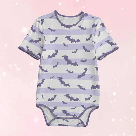 Stripey Bats Adult Unisex CuddleSuit - Puppy's Aesthetics