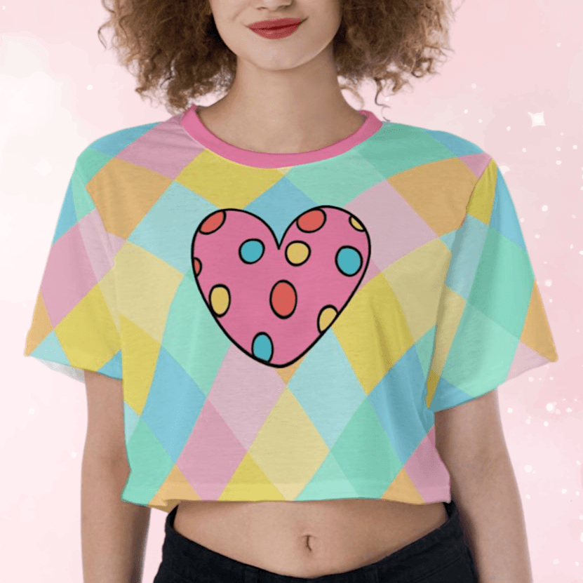 Sugar Love Crop Top - Puppy's Aesthetics