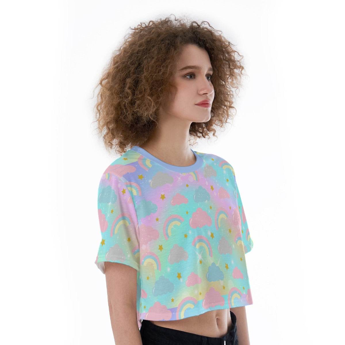 Sugar Sky Crop Top - Puppy's Aesthetics