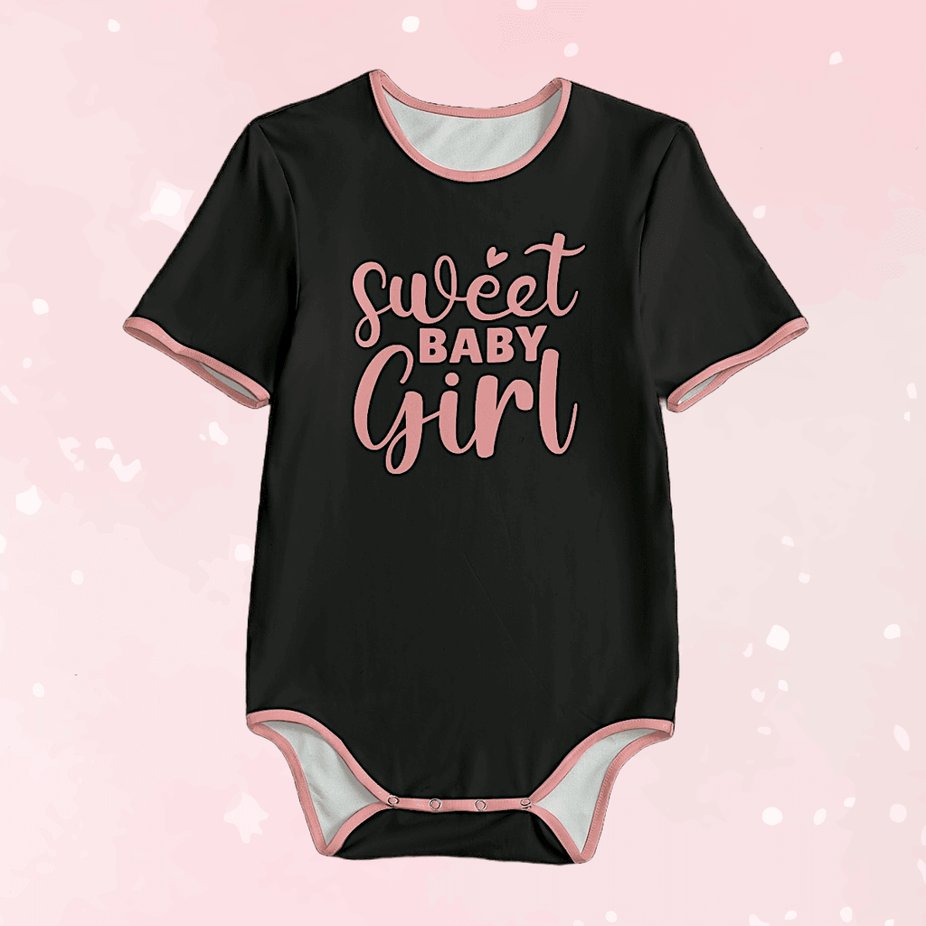 Sweet Baby Girl Adult Unisex SnappieSuit - Puppy's Aesthetics