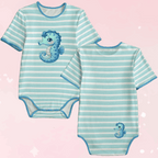 Sweet Lil Seahorse Adult Unisex SnappieSuit - Puppy's Aesthetics