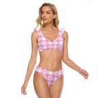 Sweetheart Pink Splash Kini - Puppy's Aesthetics