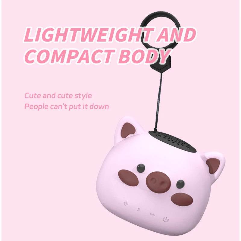 Moozic Piggy & Monkey Mini Pocket Bluetooth Speaker - Puppy's Aesthetics