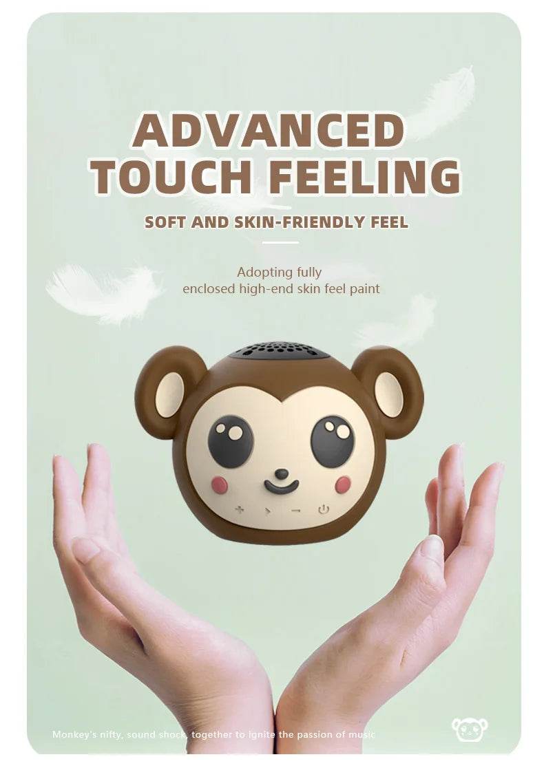 Moozic Piggy & Monkey Mini Pocket Bluetooth Speaker - Puppy's Aesthetics