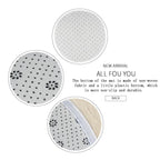 Kawaii Dead Inside Round Mat - Puppy's Aesthetics