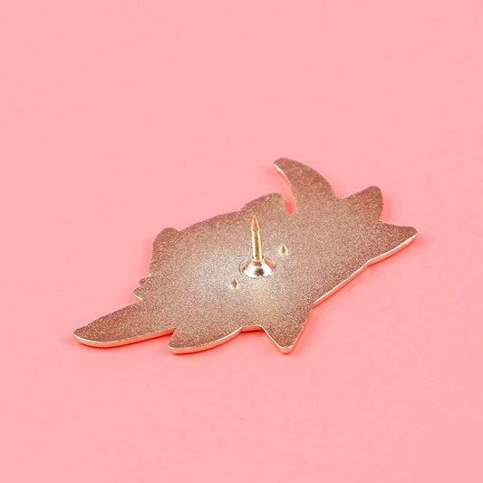 Cute Black Cat Crime Enamel Pin - Puppy's Aesthetics
