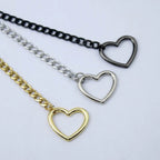 Submissive Day Collar Heart Locker With Key (Colors) - Puppy's Aesthetics