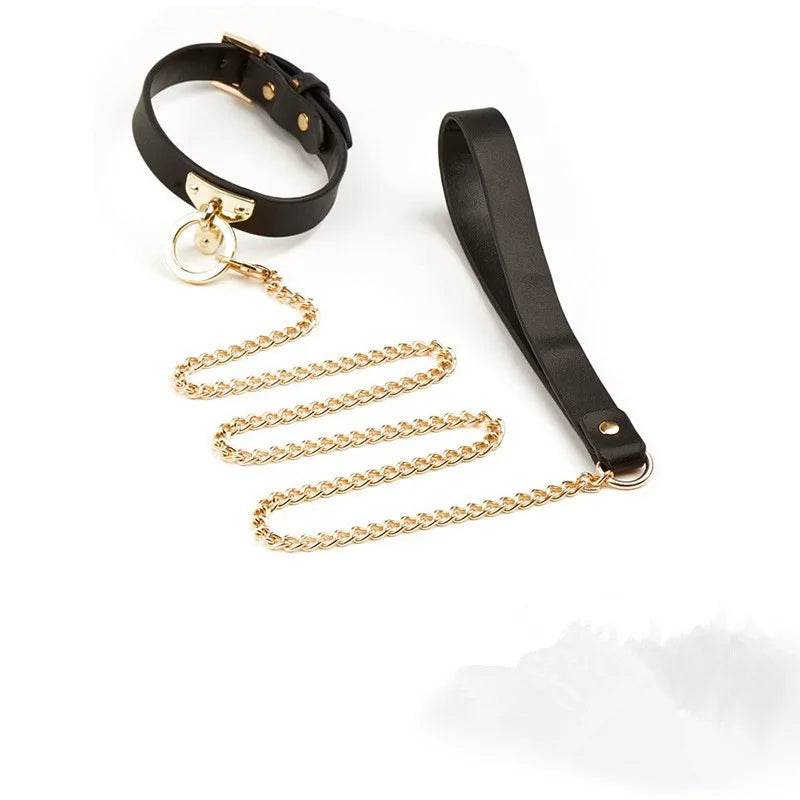 Luxury Leather Collar & Leash Set (Colors) - Puppy's Aesthetics